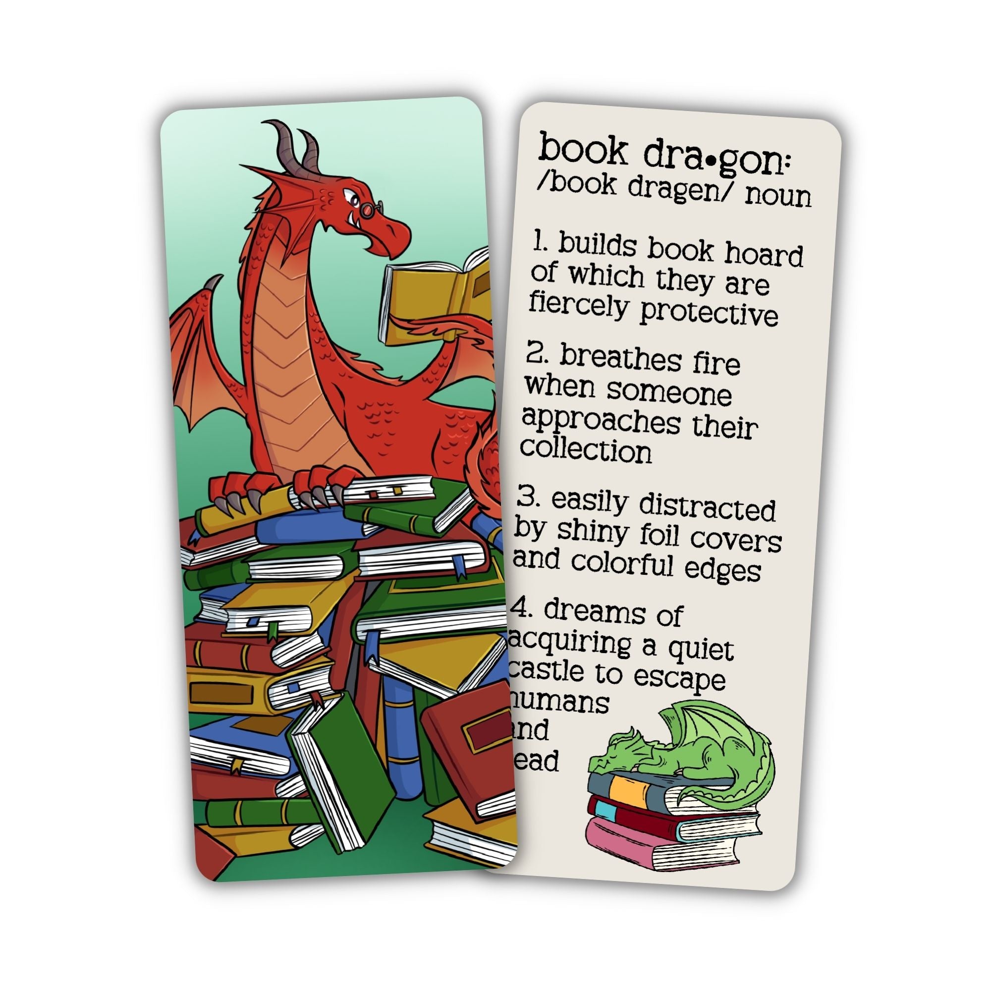 Book Dragon Definition Bookmark | Kingdom of Threads