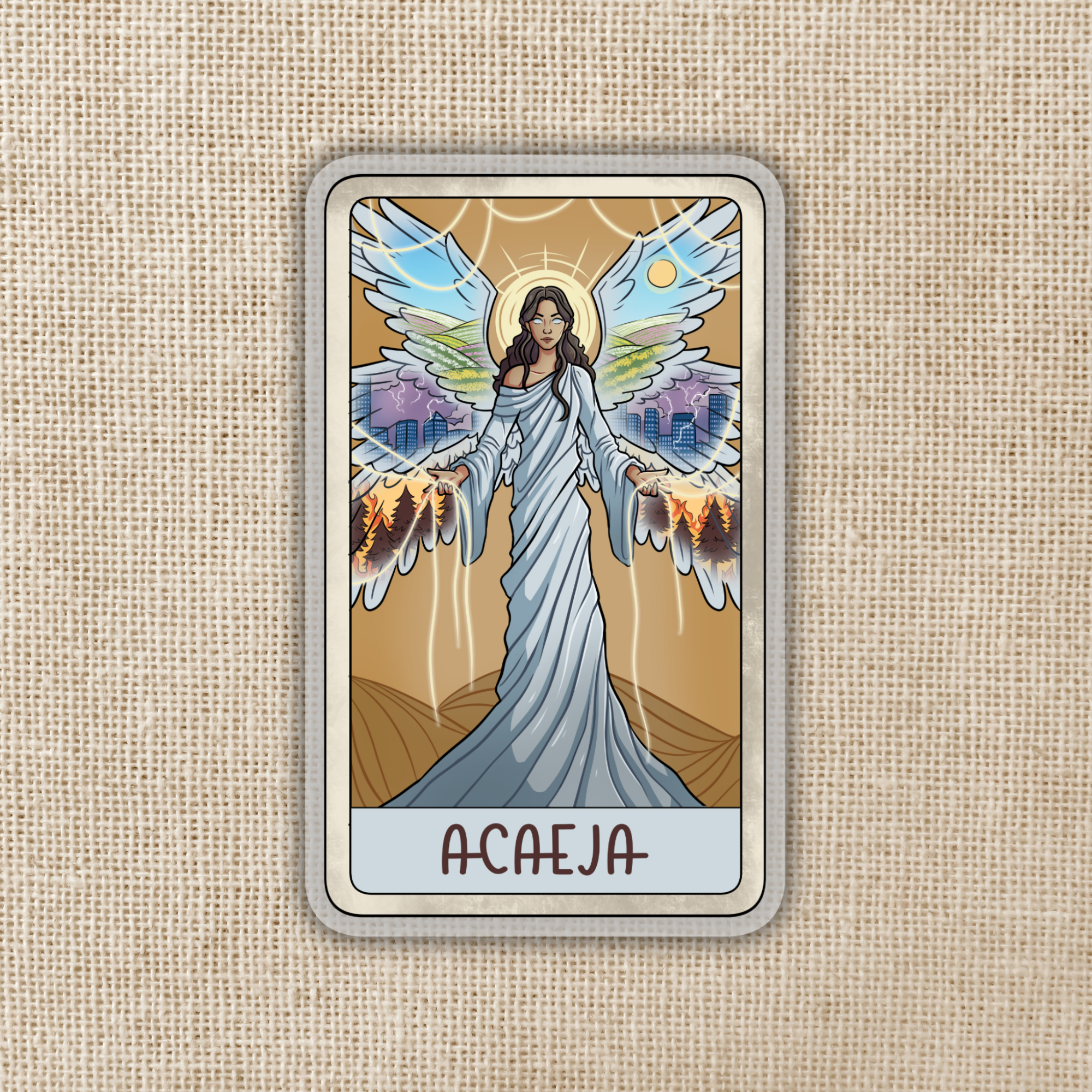 Goddess Acaeja Sticker - Crowns Of Nyaxia | Kingdom of Threads