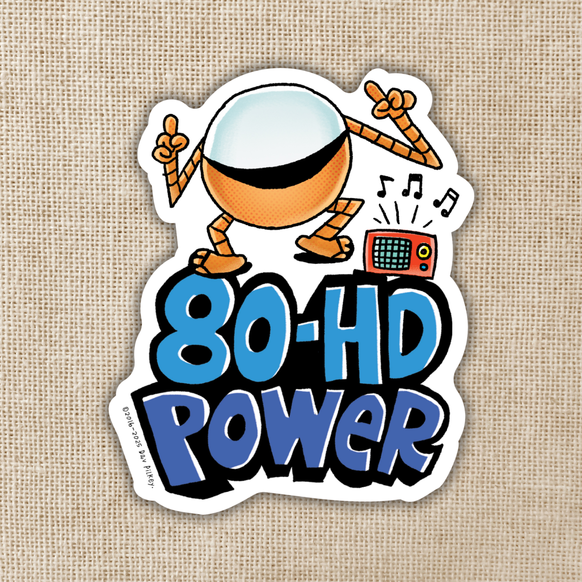 TOKONA-X ステッカー 052 KING DON'T FORGET 80-HD Power Sticker - Dog Man | Kingdom of Threads