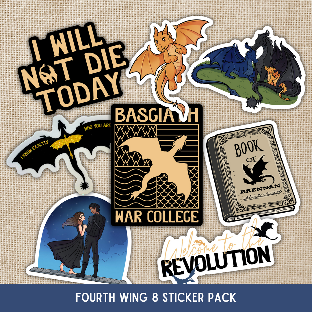 Fourth Wing 8-Sticker Pack