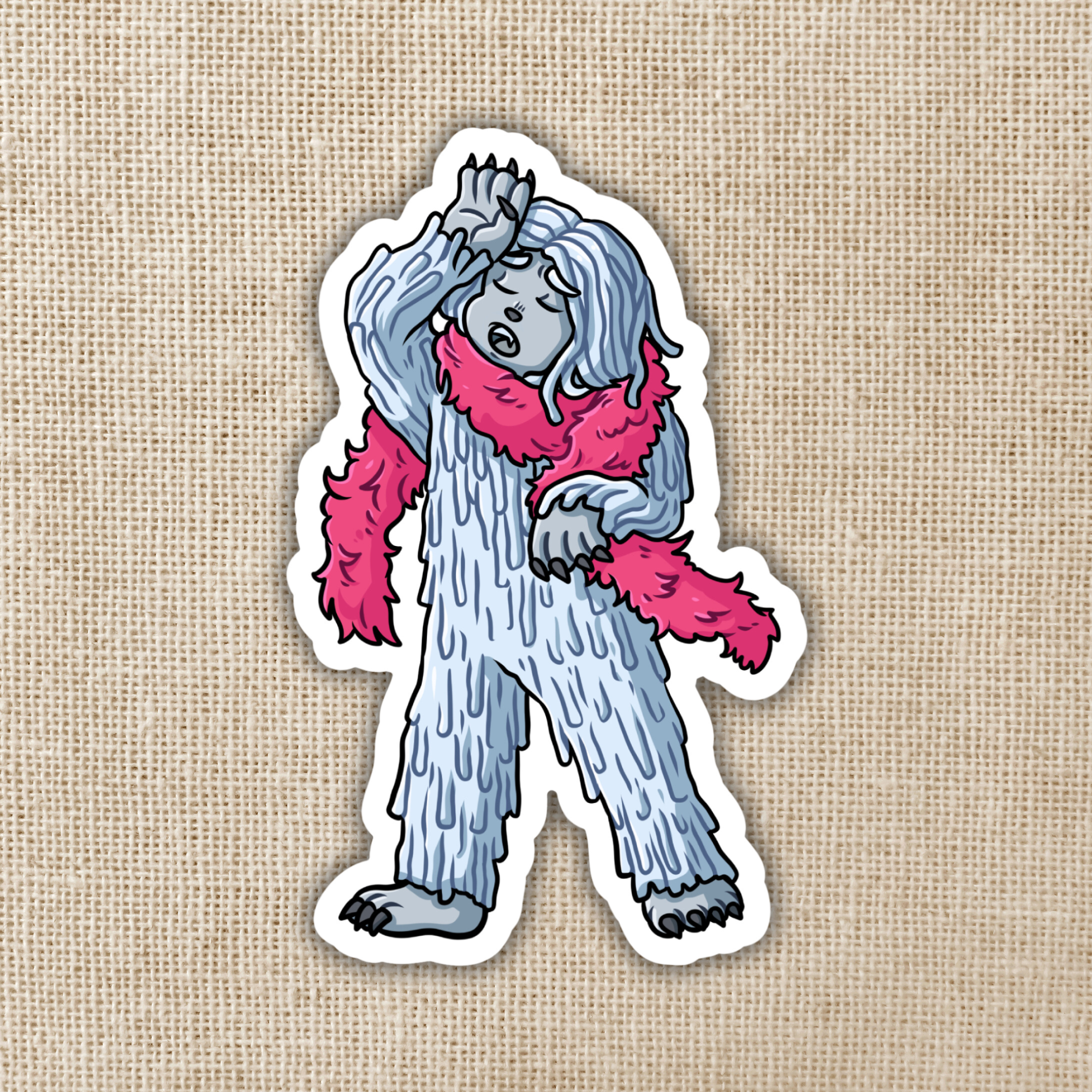 David the Yeti Sticker | TJ Klune | Kingdom of Threads