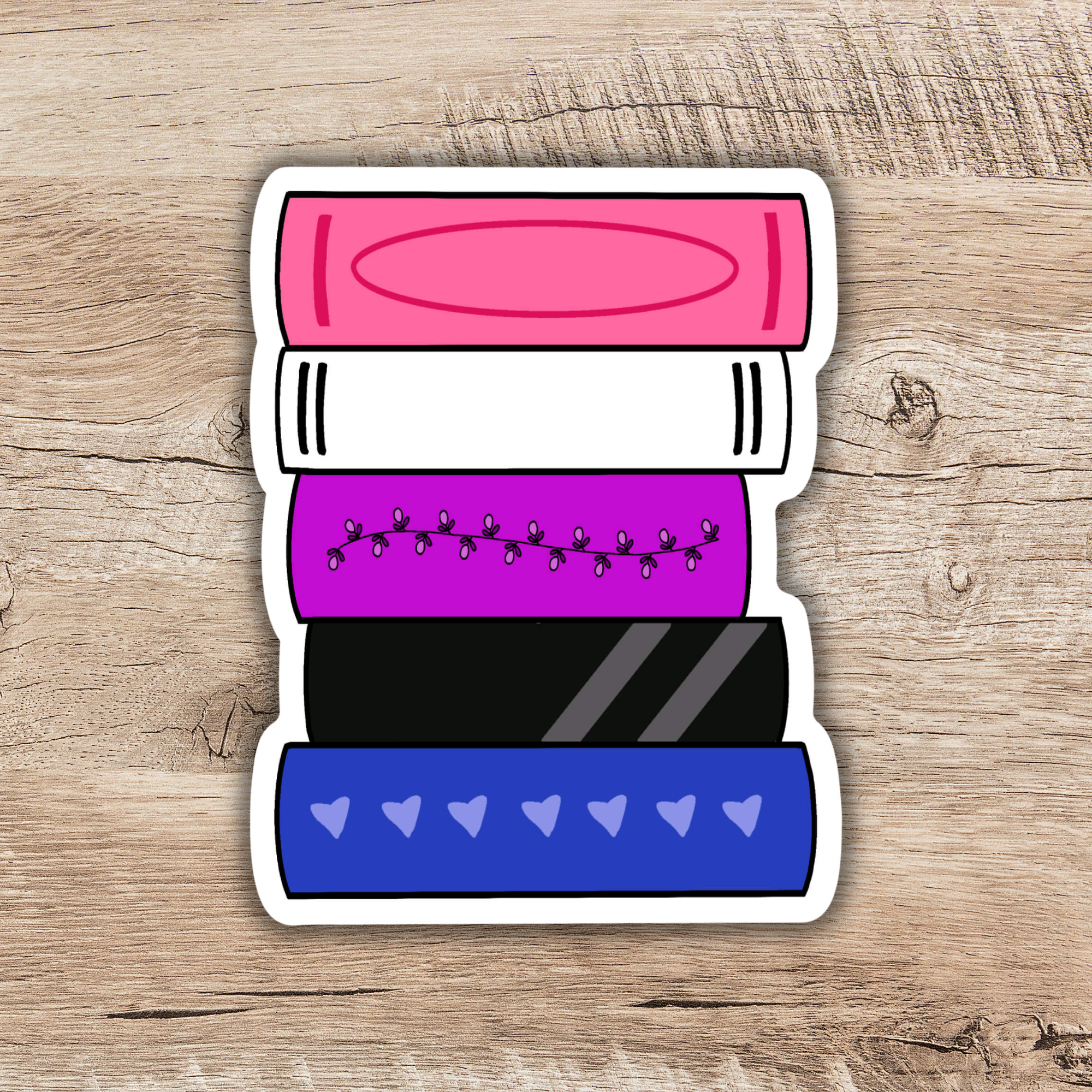 The Stack of Books Sticker