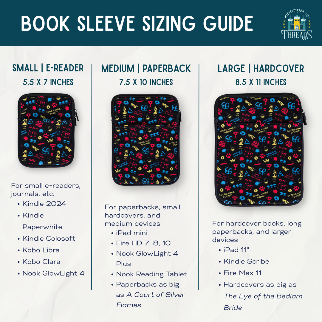 Pride Dragons Book Sleeve