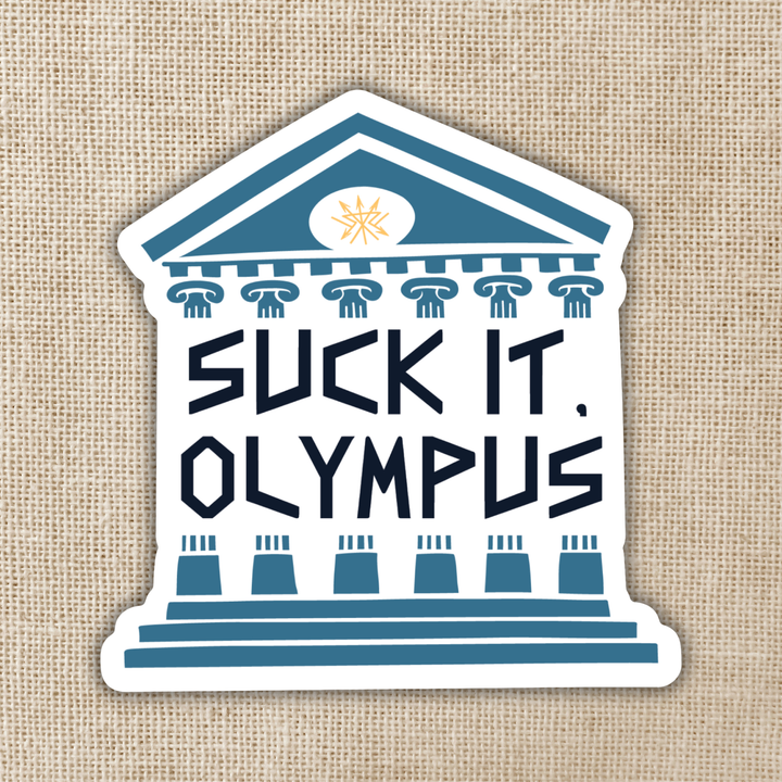 Suck It, Olympus Sticker | The Games Gods Play