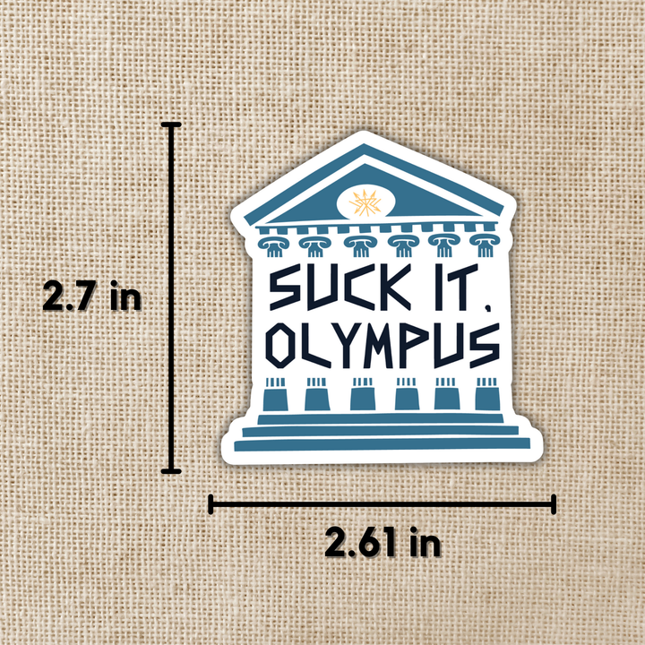 Suck It, Olympus Sticker | The Games Gods Play