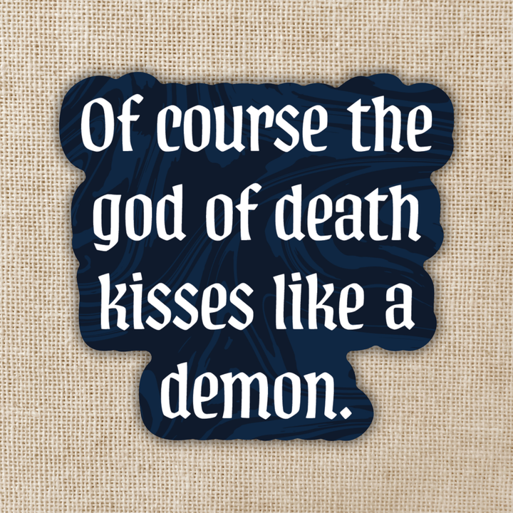 Kisses Like a Demon Sticker | The Games Gods Play