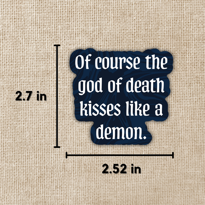 Kisses Like a Demon Sticker | The Games Gods Play