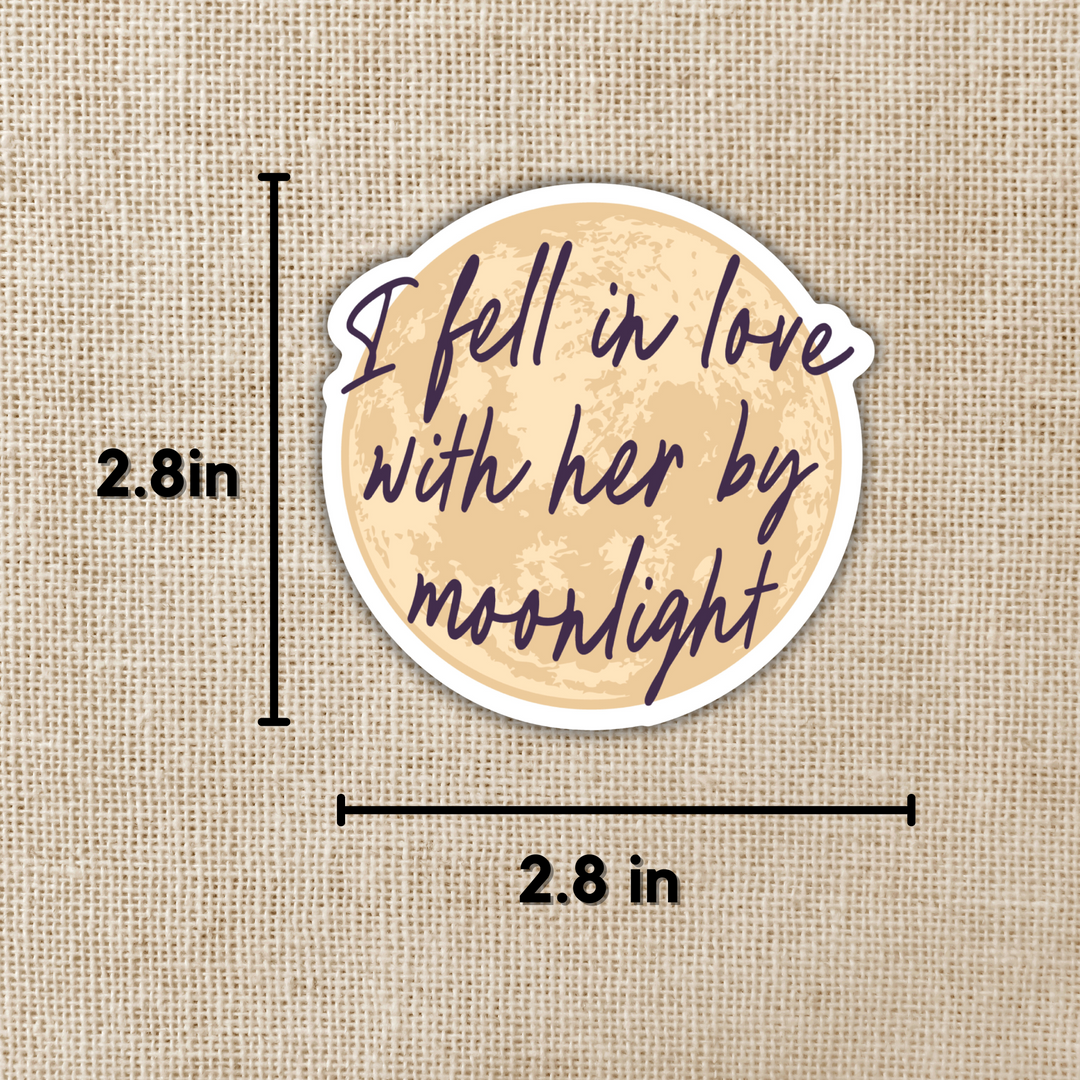 Fell In Love By Moonlight Sticker | Defy The Night