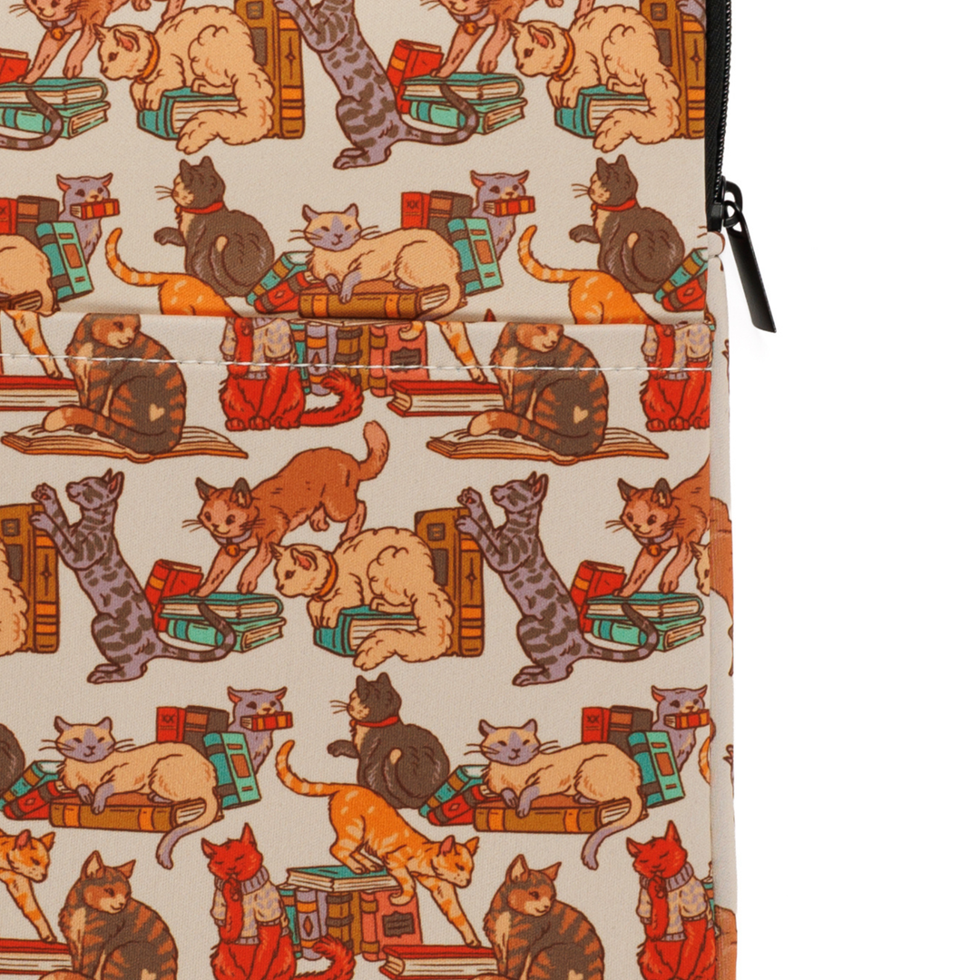 Bookstore Cats Book Sleeve