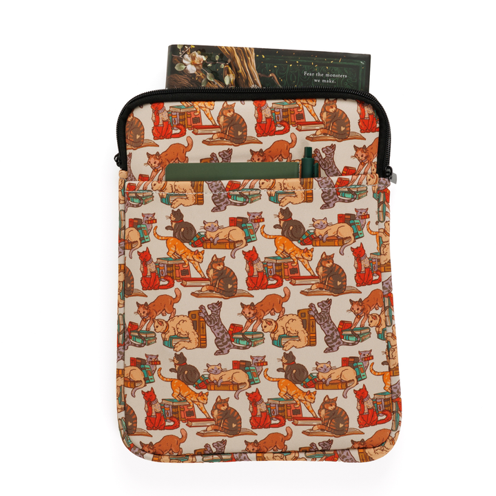 Bookstore Cats Book Sleeve