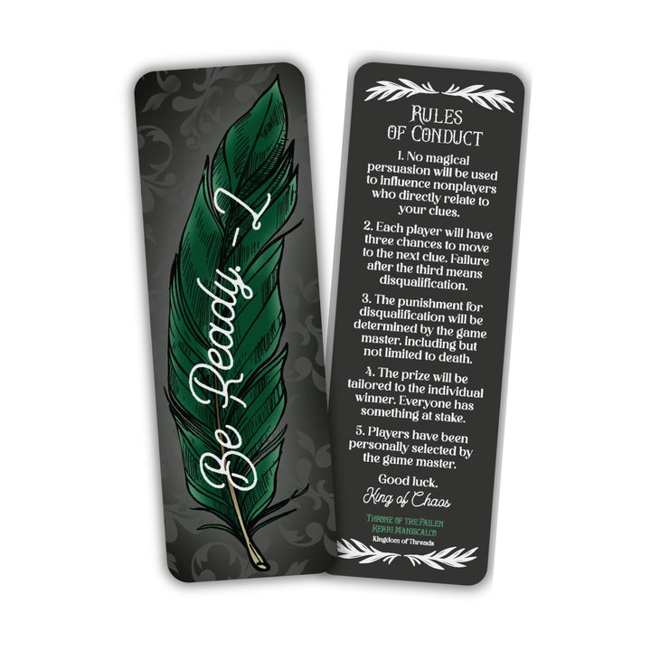Be Ready Bookmark | Throne Of The Fallen
