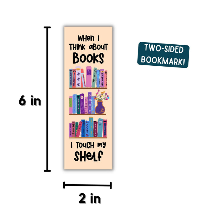 When I Think About Books Bookmark