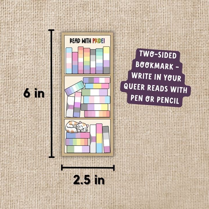 Queer Reads Book Tracker Bookmark