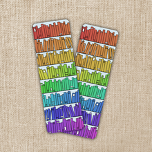 Load image into Gallery viewer, Rainbow Bookshelf Bookmark
