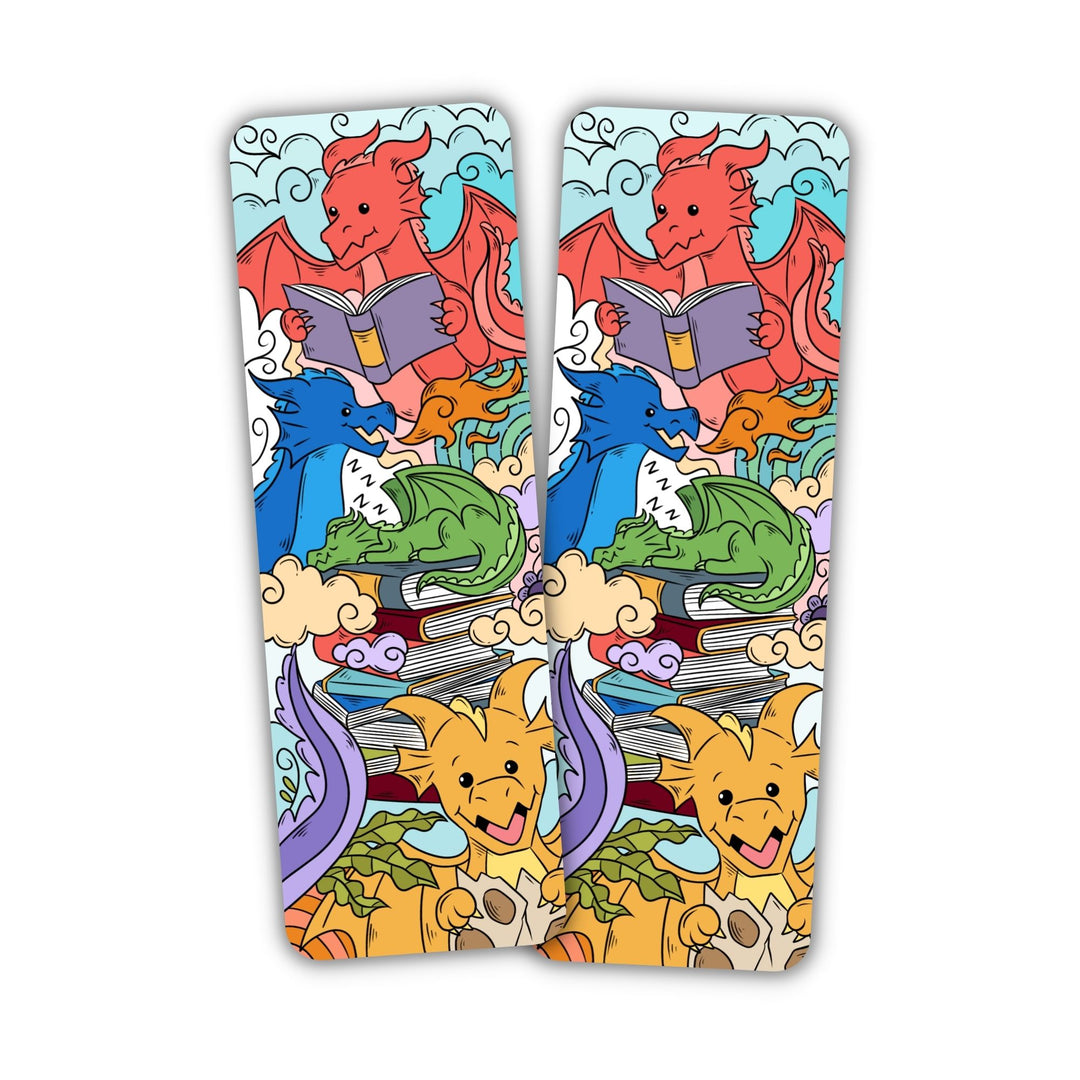 Reading Dragon Pile Bookmark