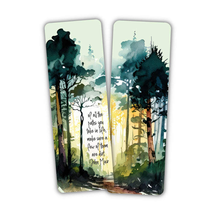 Paths in Life John Muir Quote Bookmark