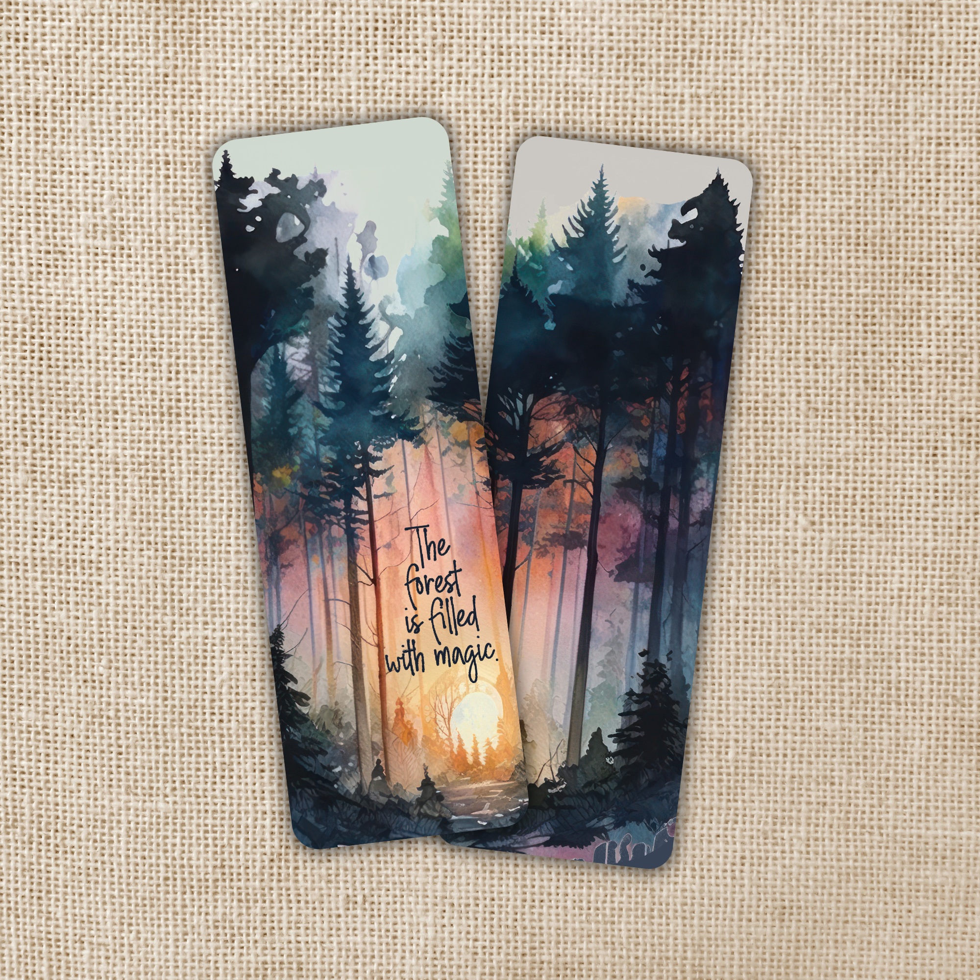 Forest Filled With Magic Bookmark | Kingdom of Threads