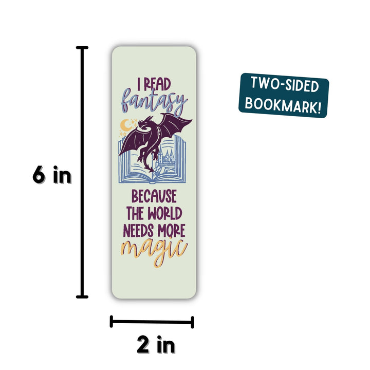 Fantasy Book Tropes Bookmark