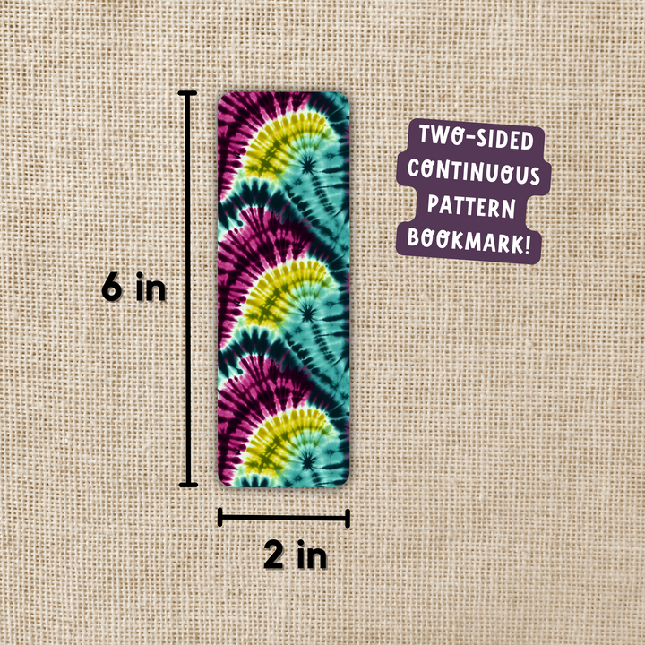 Tie Dye Pattern Bookmark