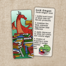Load image into Gallery viewer, Book Dragon Definition Bookmark
