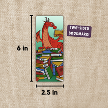 Load image into Gallery viewer, Book Dragon Definition Bookmark
