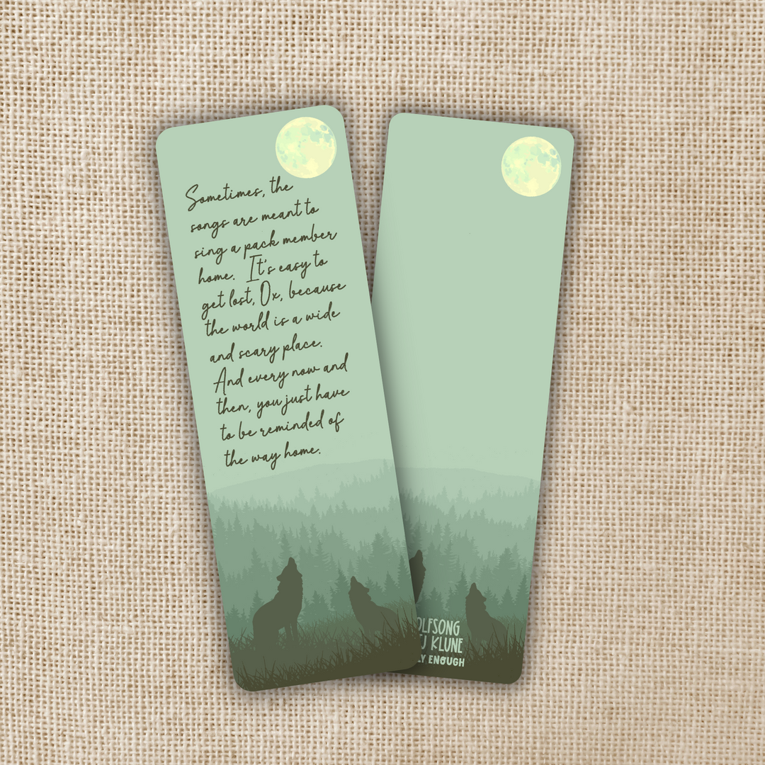 Song of Wolves Green Creek Bookmark