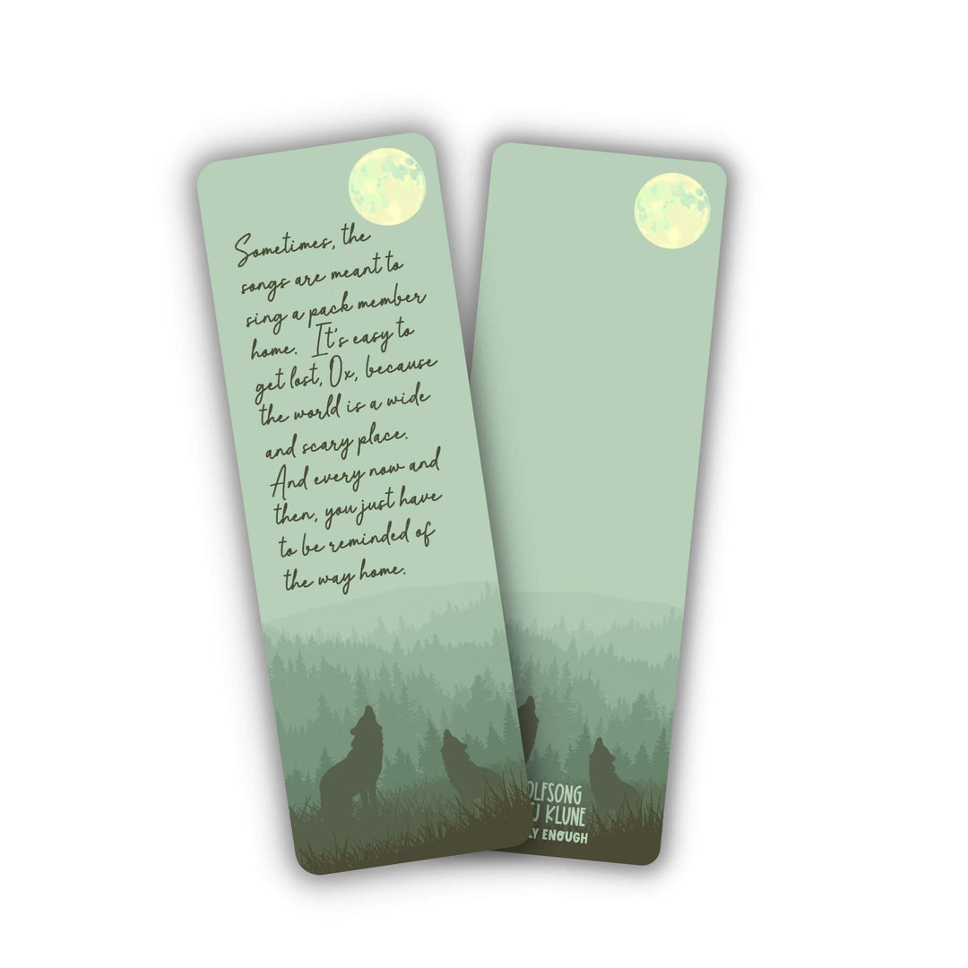 Song of Wolves Green Creek Bookmark