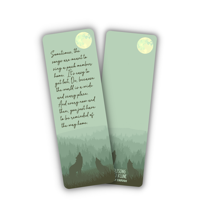 Song of Wolves Green Creek Bookmark