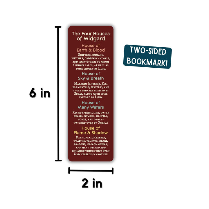 Houses of Midgard Bookmark | Crescent City