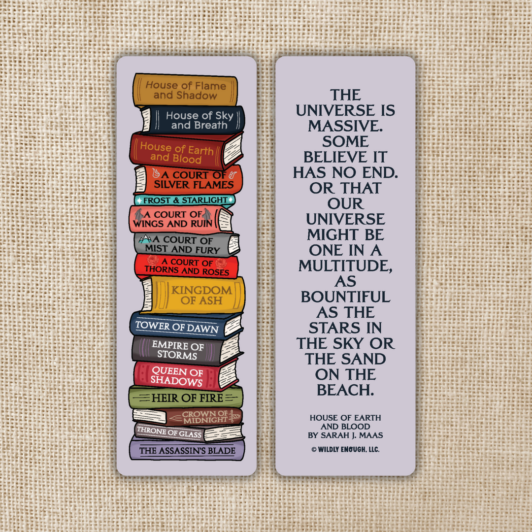 Sarah J. Maas Book Stack Bookmark