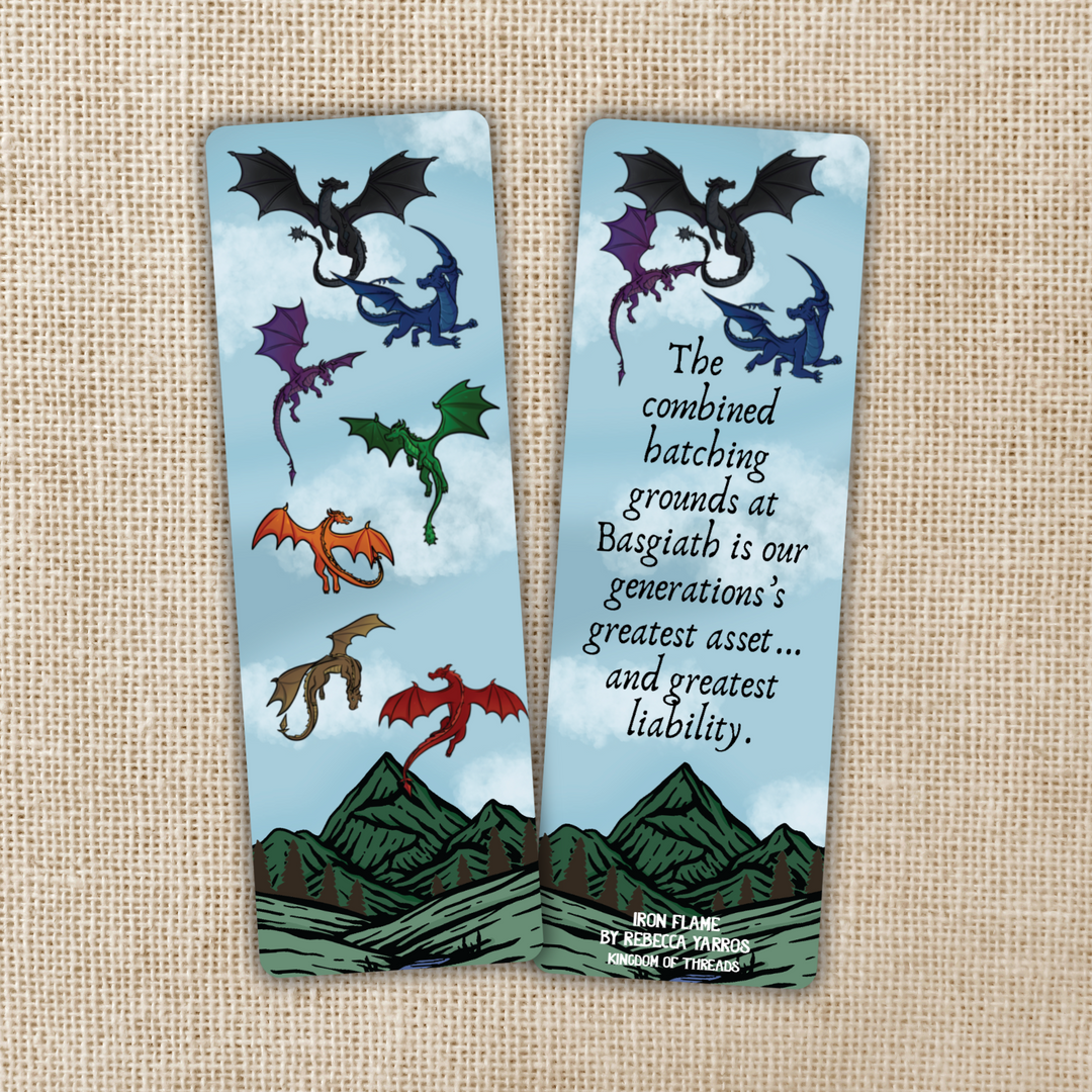 Empyrean Dragons Bookmark - Fourth Wing | Kingdom of Threads empyrean-dragons-bookmark-fourth-wing-kingdom-of-threads