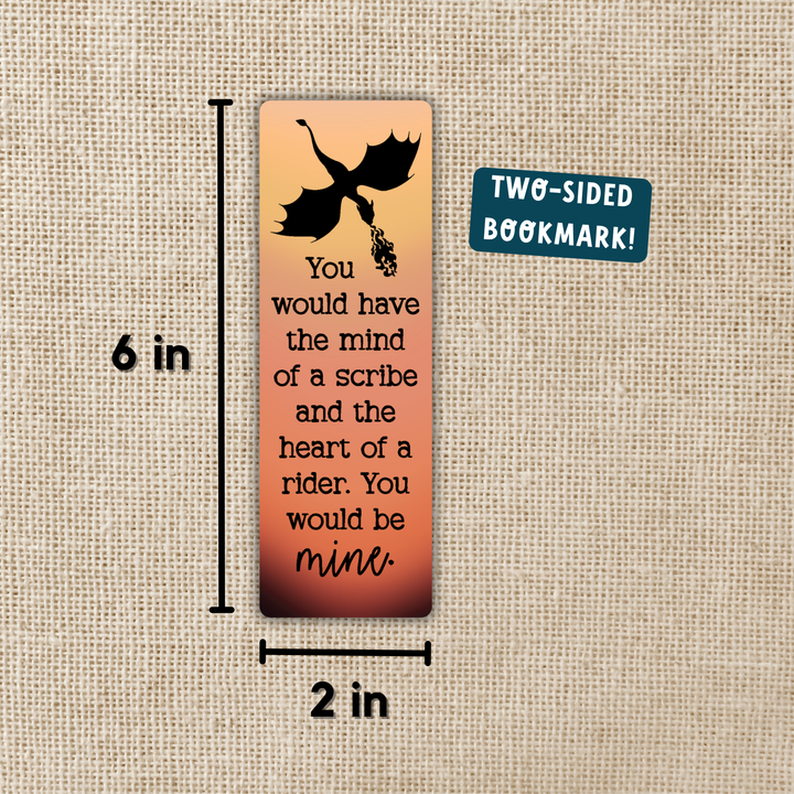 Mind of a Scribe Bookmark | Fourth Wing