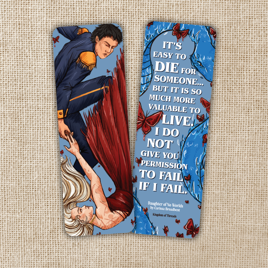 Tisaanah & Max Bookmark | Daughter of No Worlds