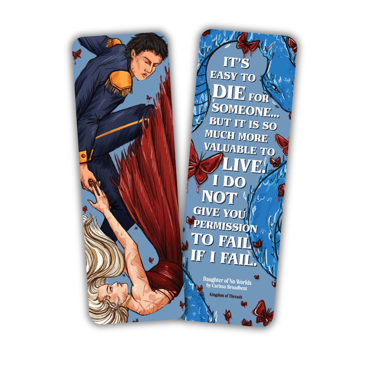 Tisaanah & Max Bookmark | Daughter of No Worlds