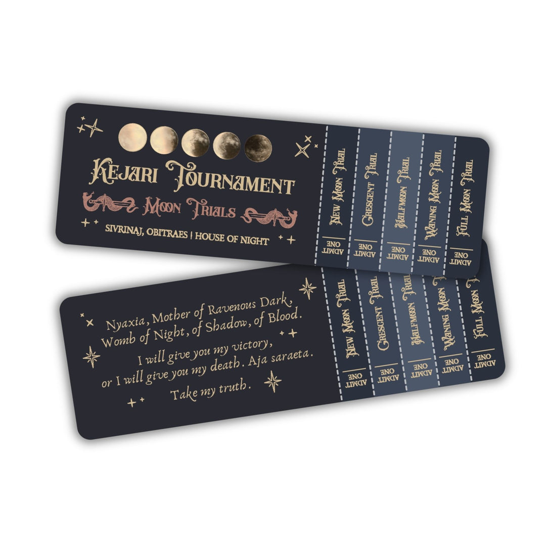 Kejari Tournament Ticket Bookmark | Crowns Of Nyaxia
