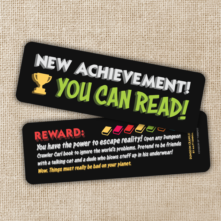 New Achievement: You Can Read Bookmark | Dungeon Crawler Carl