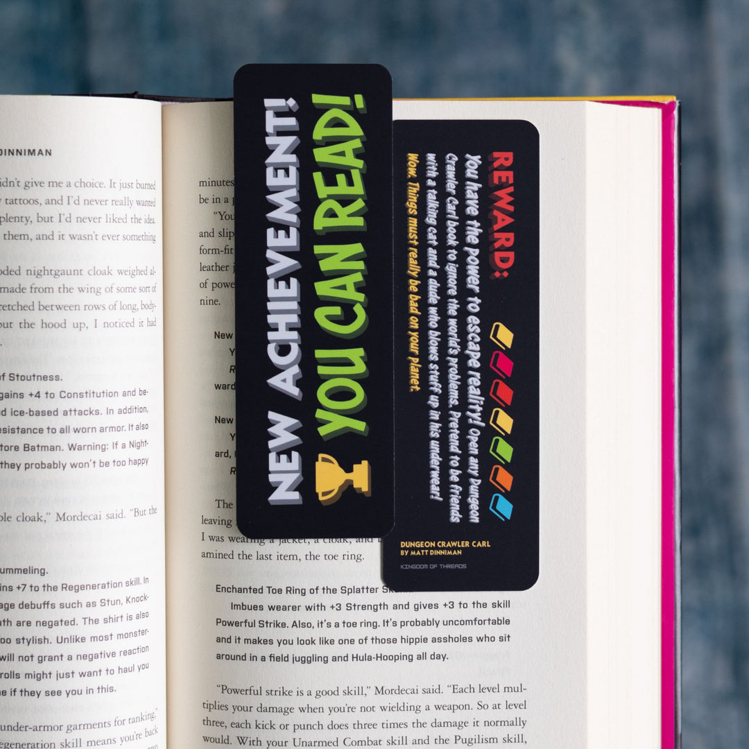 New Achievement: You Can Read Bookmark | Dungeon Crawler Carl