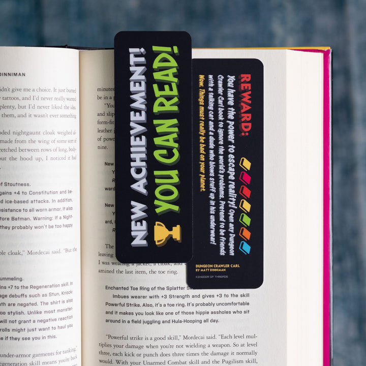 New Achievement: You Can Read Bookmark | Dungeon Crawler Carl