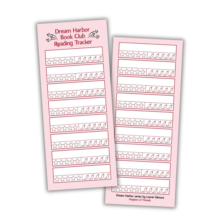 Reading Tracker & Spice Rating Bookmark | Dream Harbor