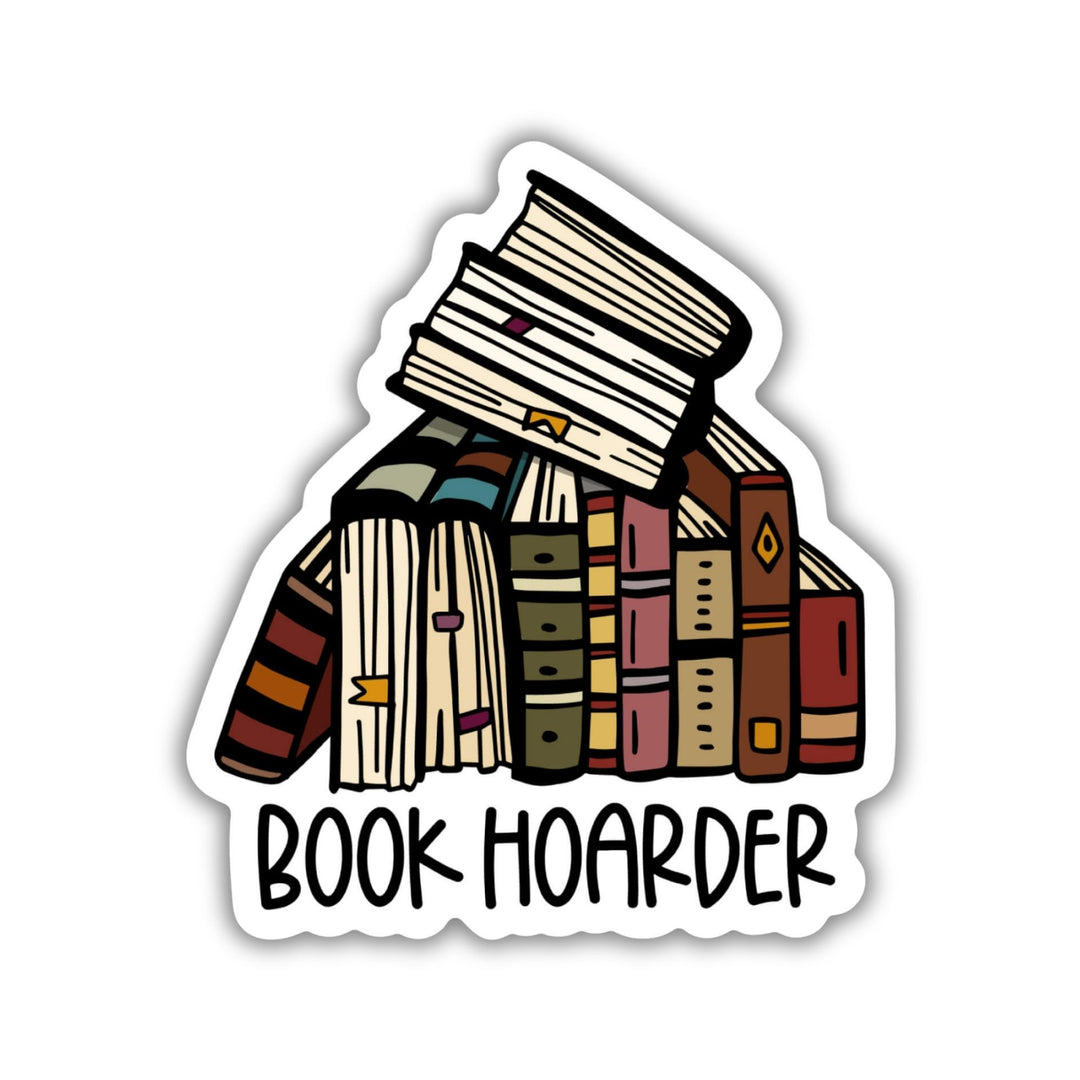 Book Hoarder Sticker