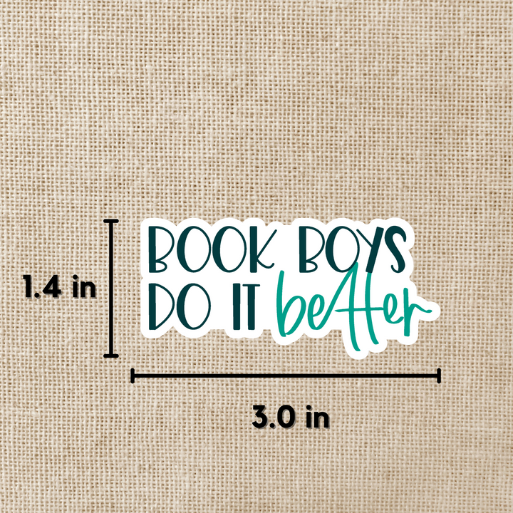Book Boys Do It Better Sticker