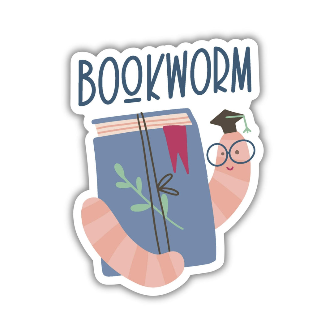 Bookworm Sticker