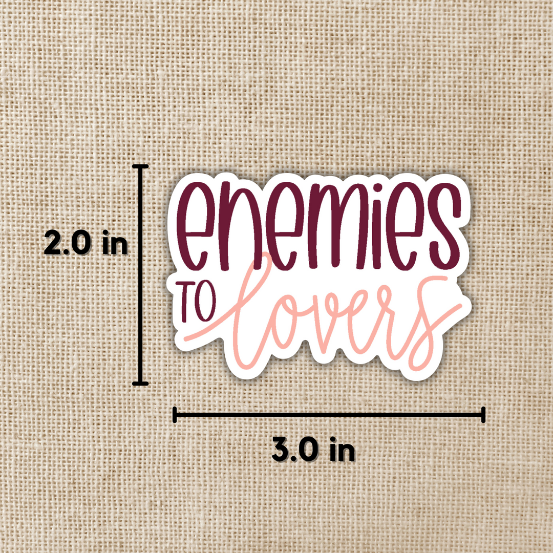 Enemies to Lovers Sticker