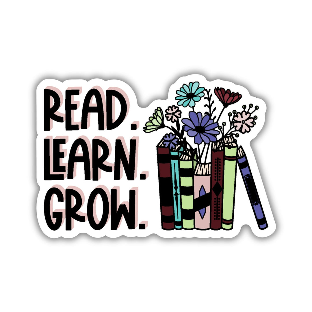 Read, Learn, Grow Sticker