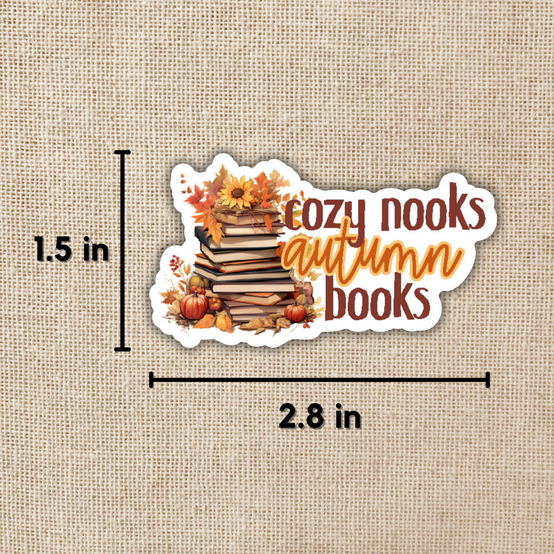 Cozy Nooks Autumn Books Sticker