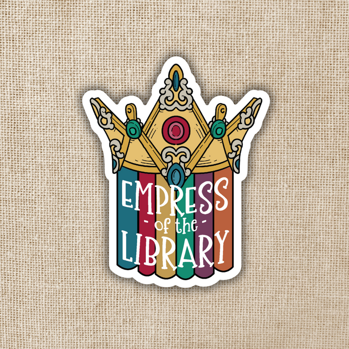 Empress of the Library Sticker