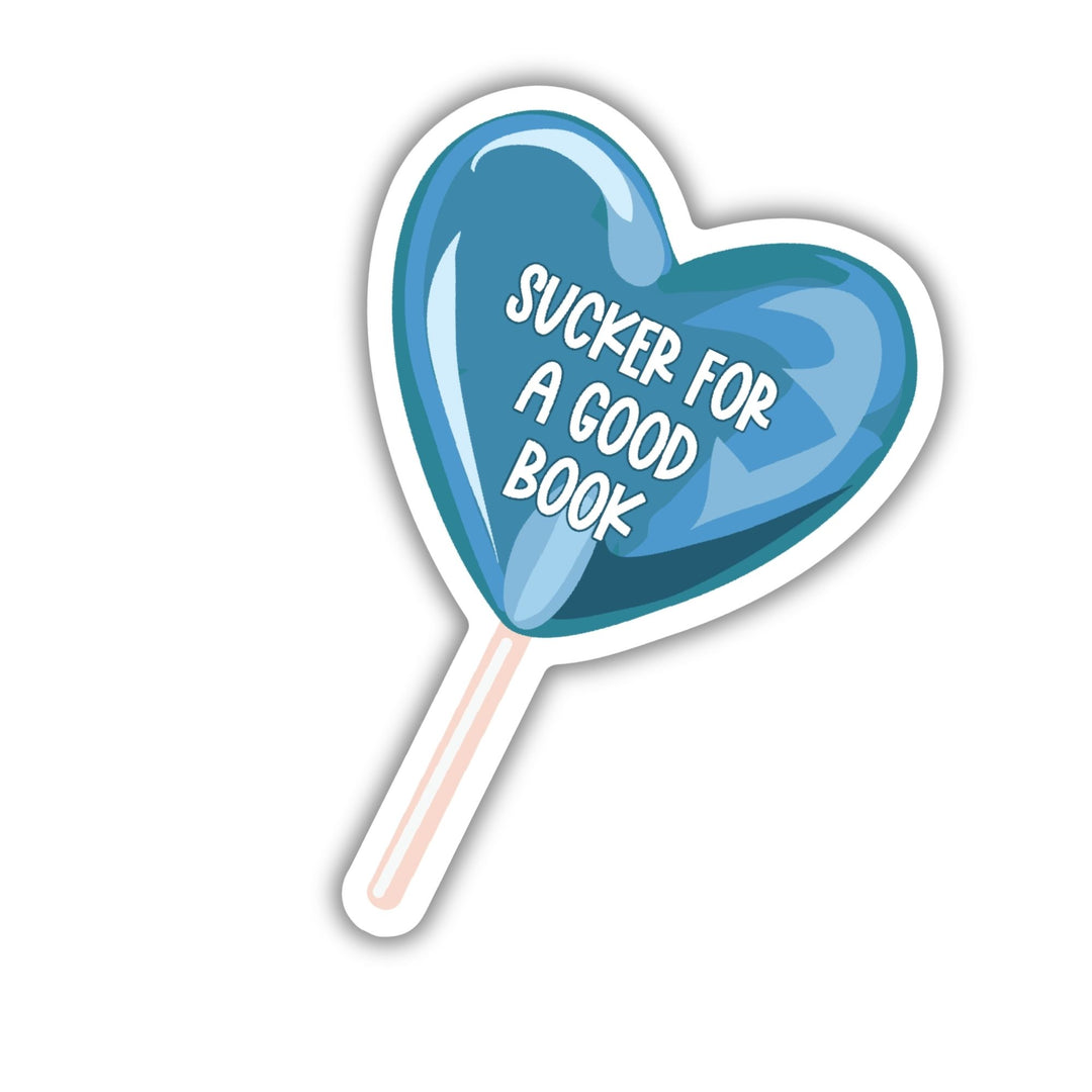 Sucker for a Good Book Sticker