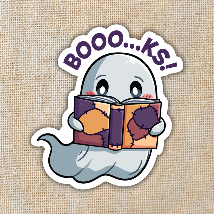 Booo…ks Ghostie Sticker