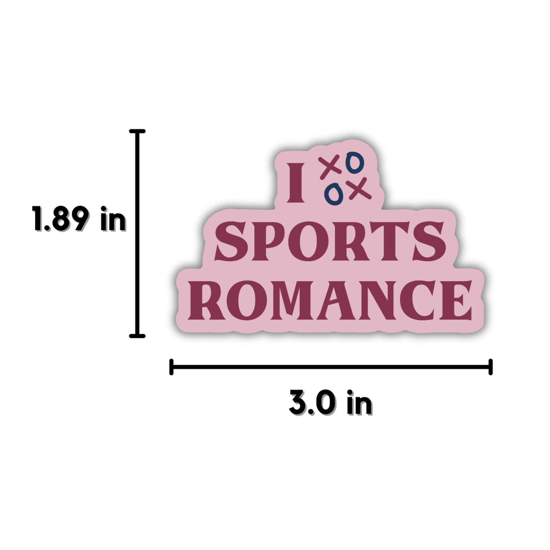 I Love Sports Romance Sticker