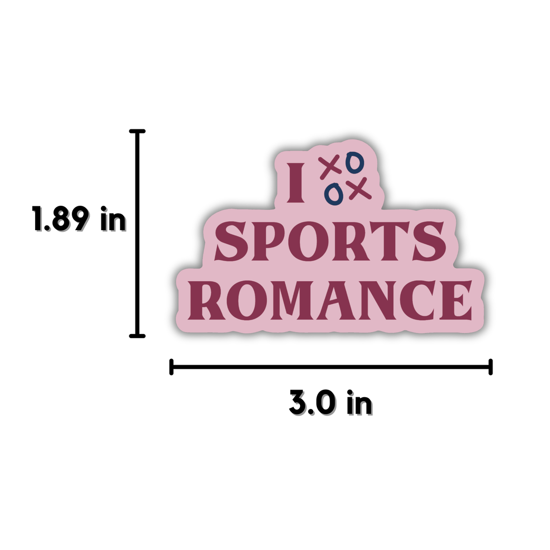 I Love Sports Romance Sticker